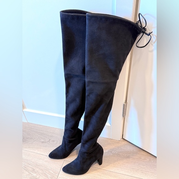 Stuart Weitzman Women's Suede Highland Over-The-Knee Heels Boots